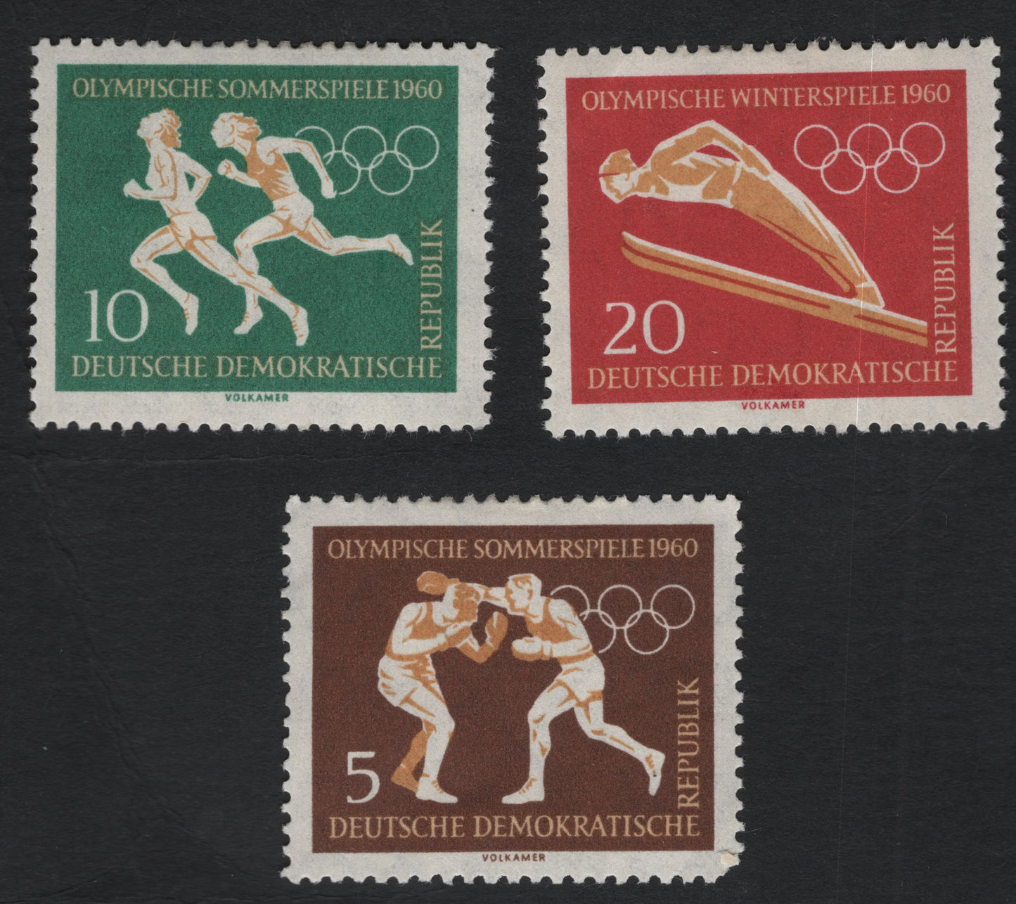 SCG10716 - East Germany 1960 Olympic Games – Sports Commemorative Set