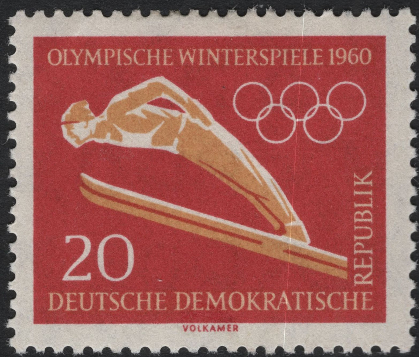 SCG10716 - East Germany 1960 Olympic Games – Sports Commemorative Set