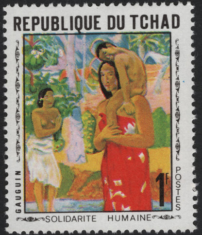 SCG10721 - Chad – “Solidarité Humaine” Art Stamps Featuring Gauguin & Rubens