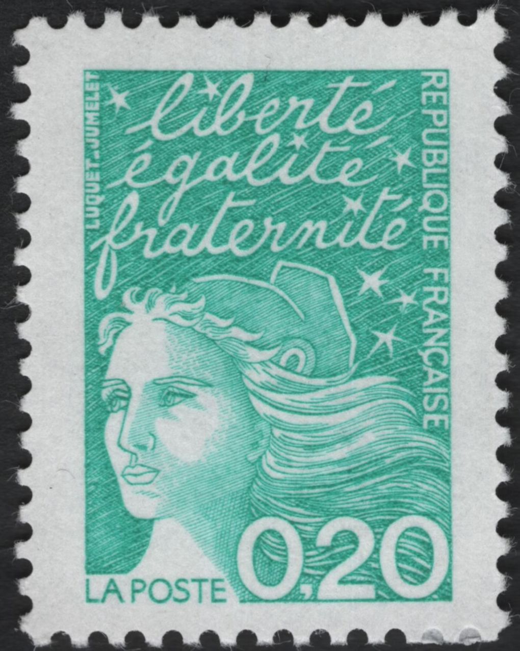 SCG10722 - France – Liberté, Égalité, Fraternité “Marianne de Luquet” Definitives (0.10 & 0.20 Values)