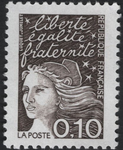 SCG10722 - France – Liberté, Égalité, Fraternité “Marianne de Luquet” Definitives (0.10 & 0.20 Values)