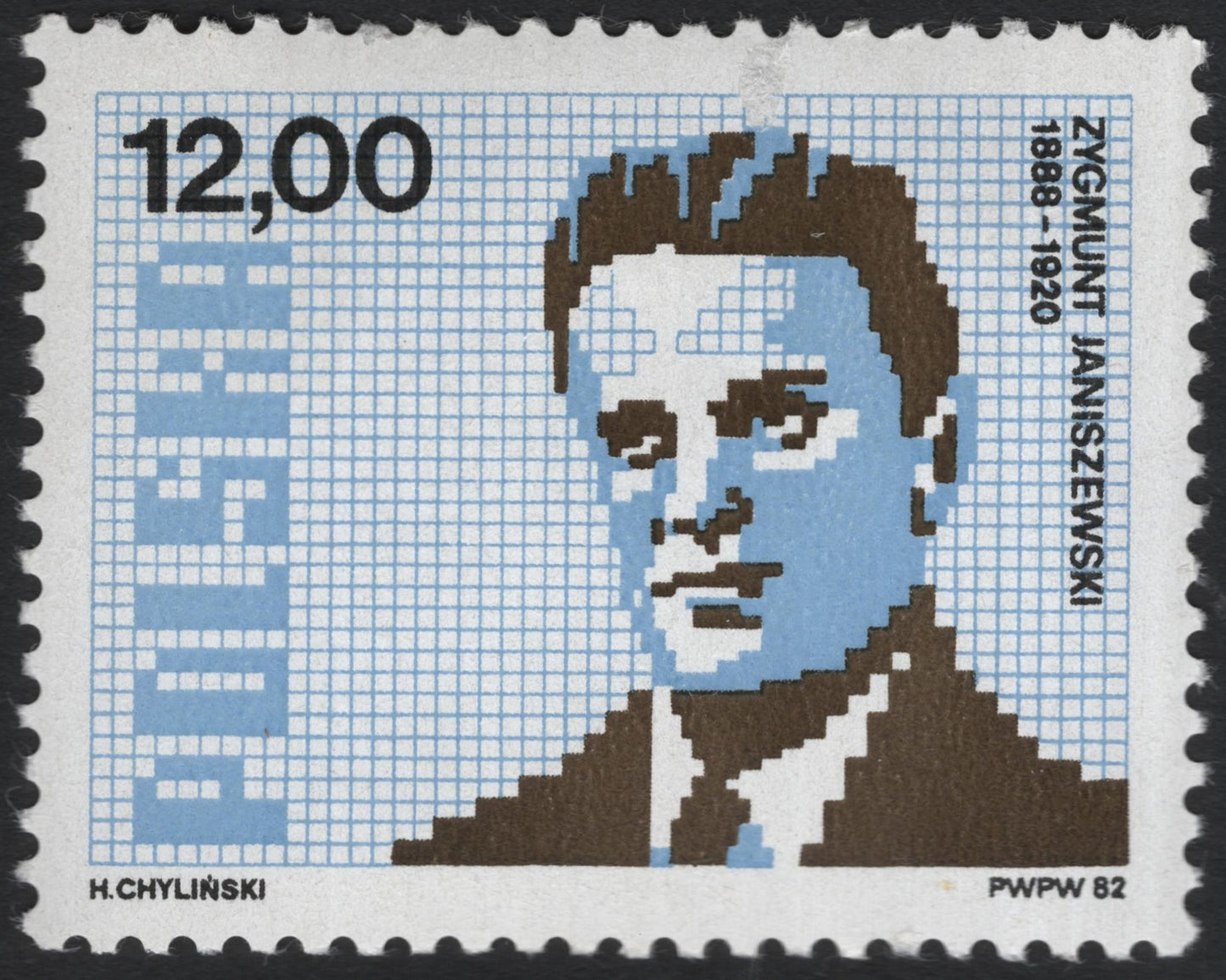 SCG10614 - Poland 1982 – Zygmunt Janiszewski 12zł Commemorative Stamp
