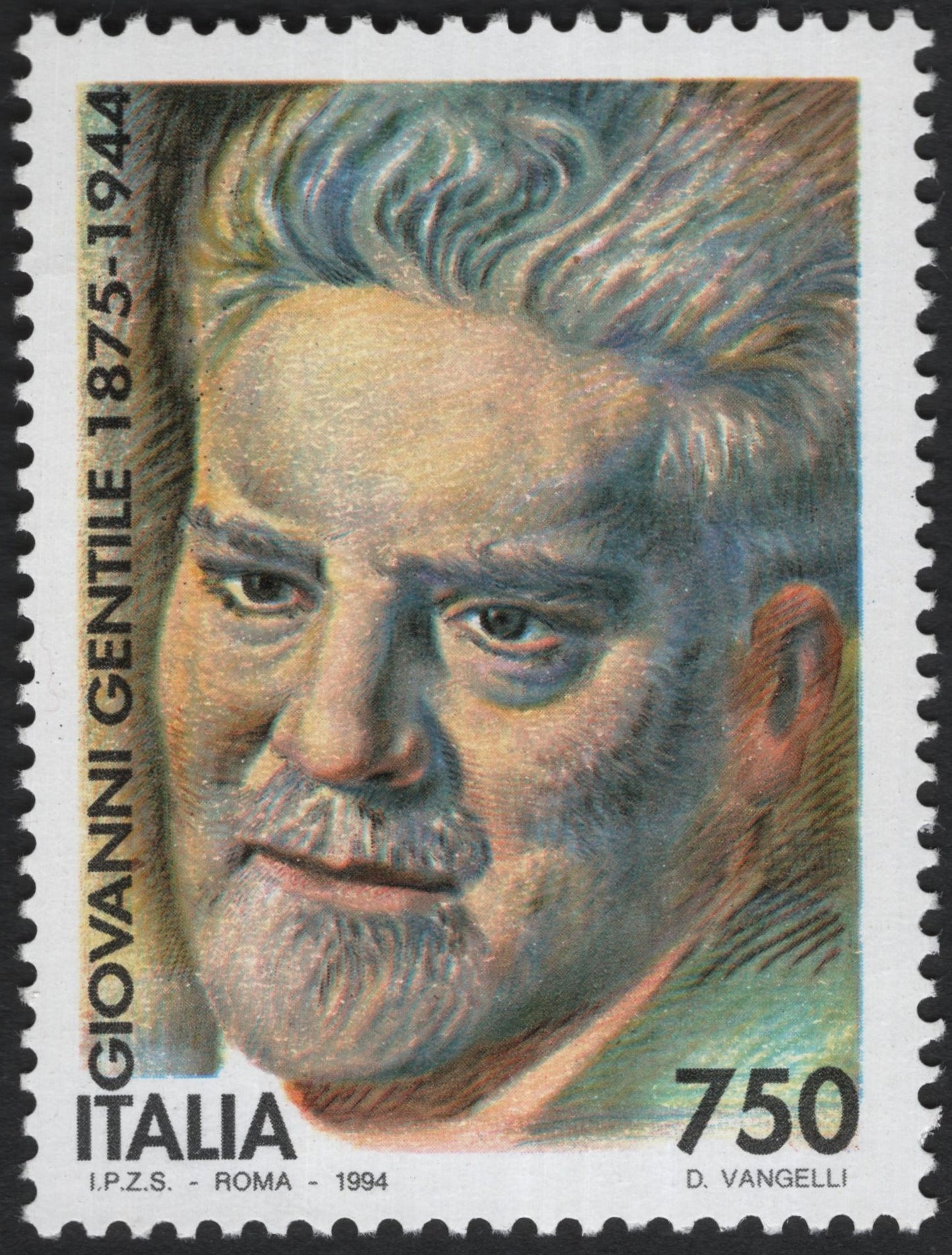 SCG10645 - Italy 1994 – Giovanni Gentile Commemorative Stamp (750 Lire)