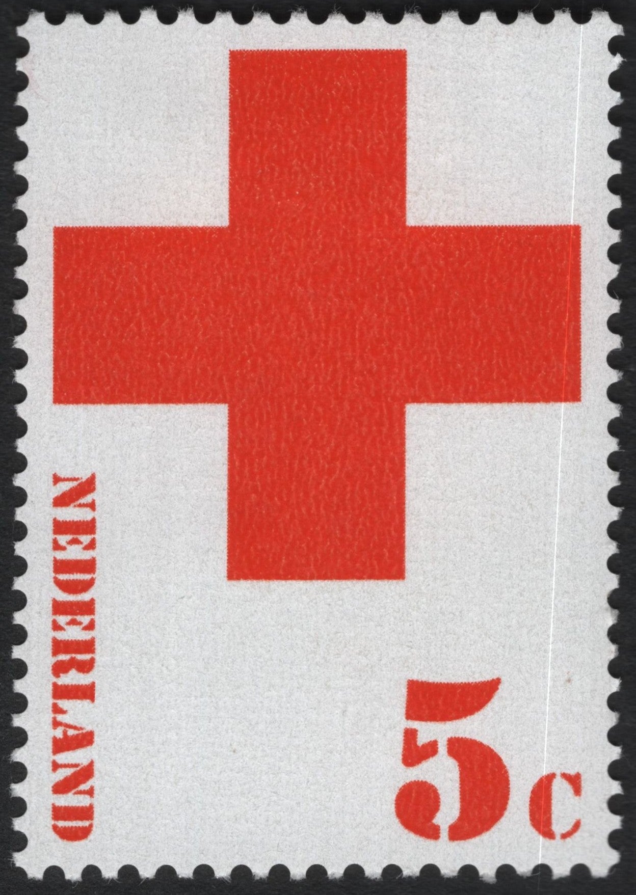 SCG10728 - Netherlands 5c Red Cross Fund Stamp