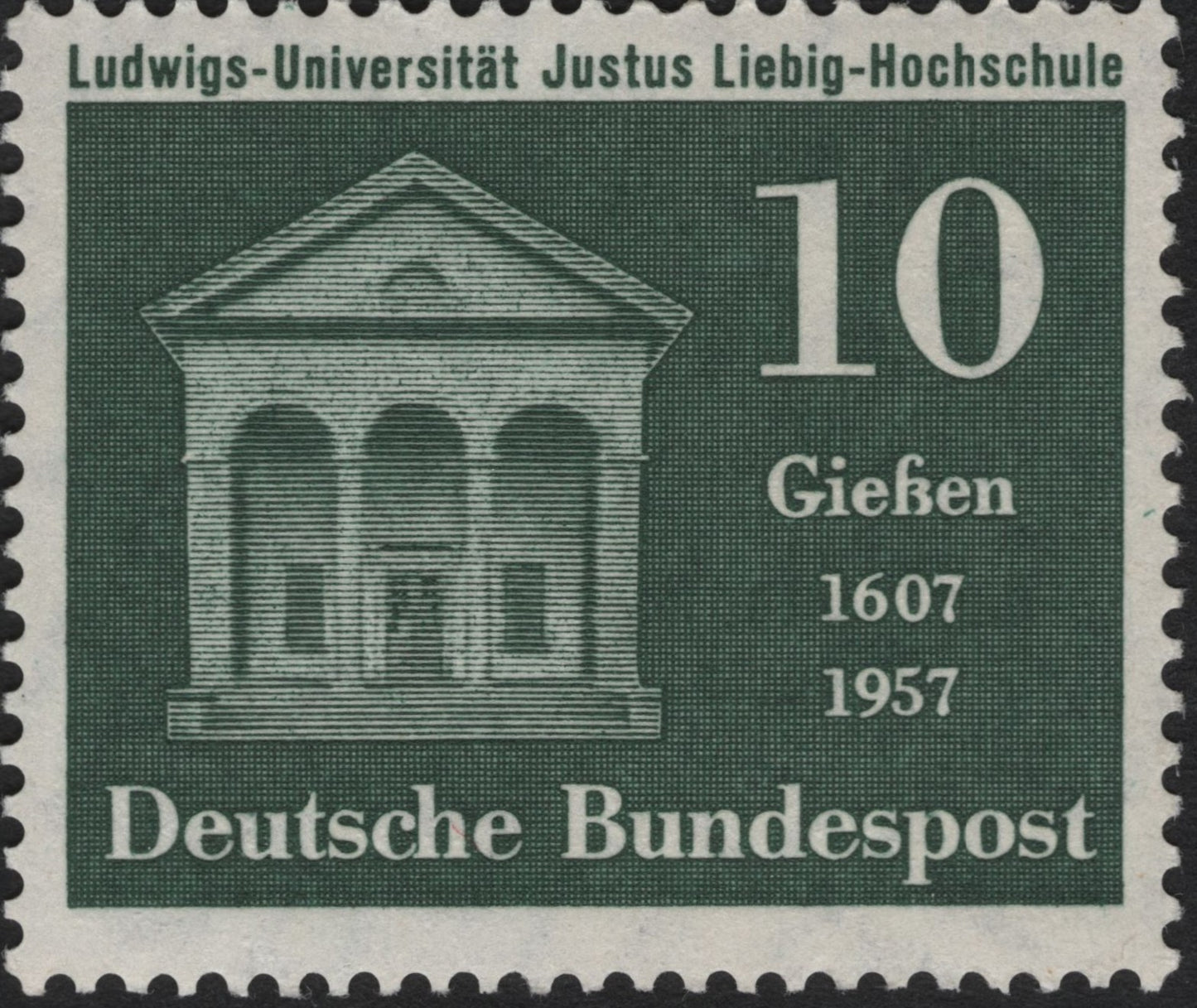 SCG10748 - Germany 1957 – 350th Anniversary of the University of Gießen (10 Pf)