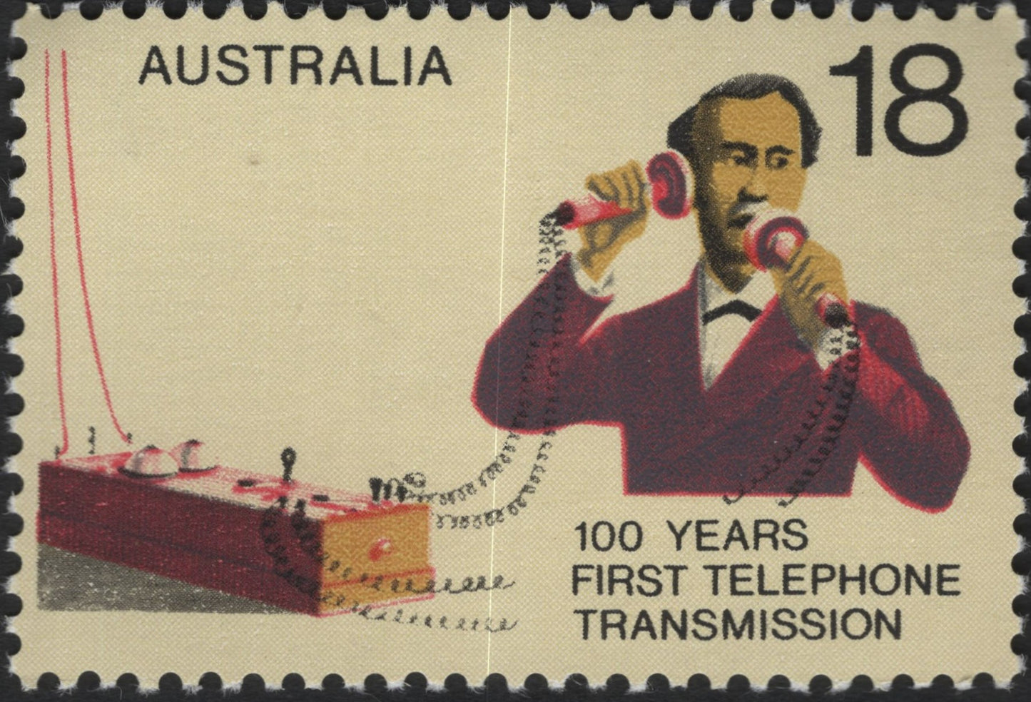 SCG10757 - Australia 1976 – Centenary of the First Telephone Transmission (18c)