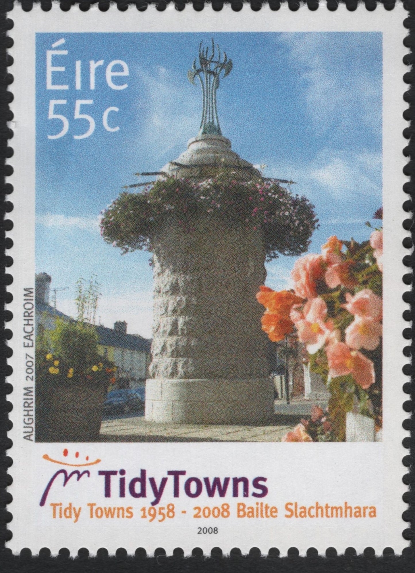 SCG10795 - Ireland 2008 “Tidy Towns 50th Anniversary” – Aughrim Monument, 55c