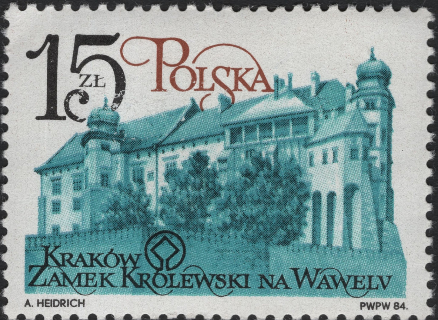 SCG10814 - Poland 1984 – Wawel Royal Castle, Kraków (15 zł)