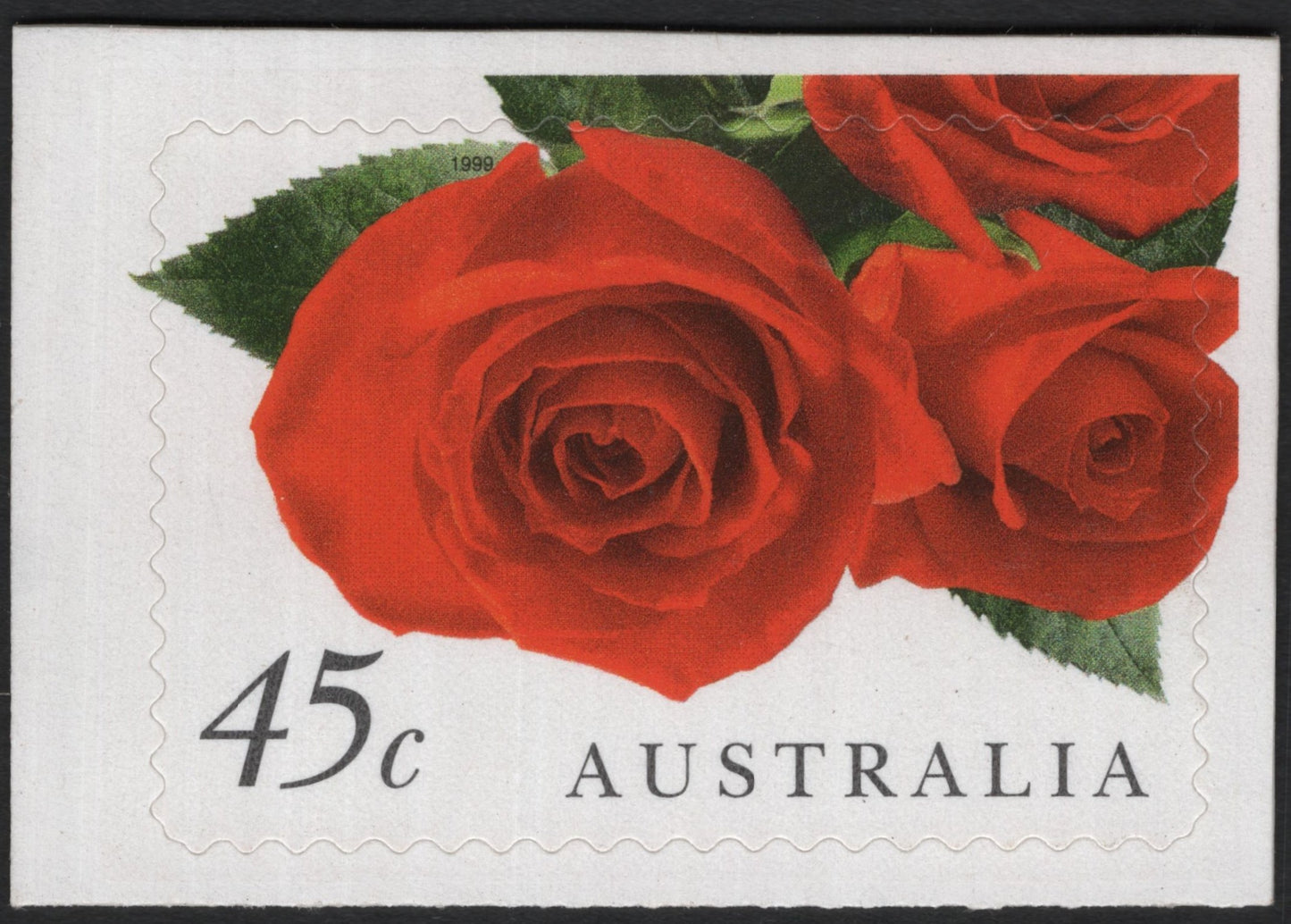 SCG10815 - Australia 1999 45c Red Roses Commemorative Stamp