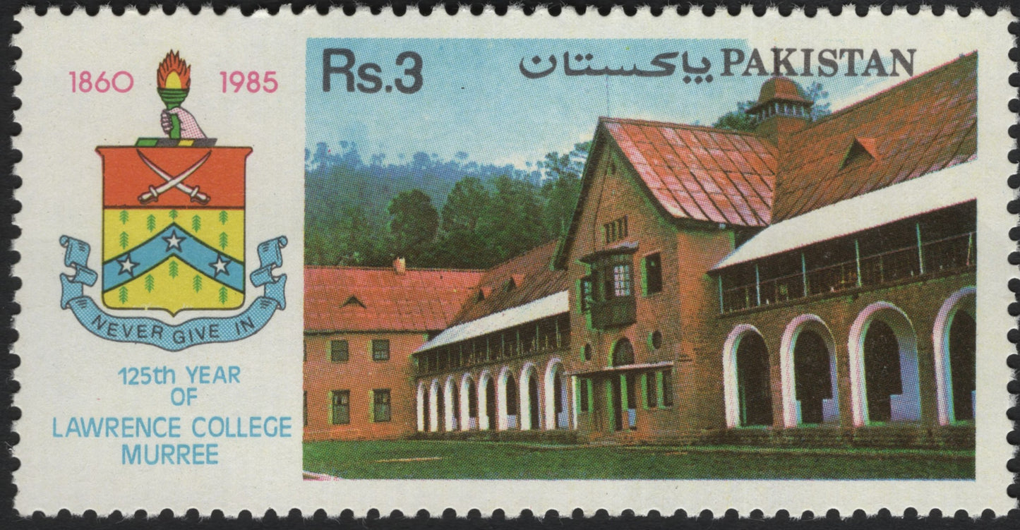 SCG10823 - Pakistan 1985 – 125th Anniversary of Lawrence College Murree – Rs.3 Commemorative