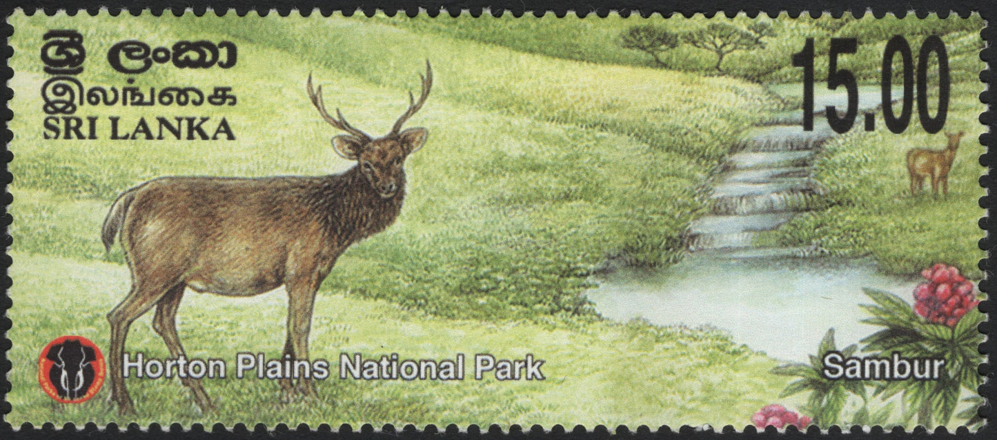 SCG10824 - 🇱🇰 Sri Lanka 15.00 “Sambur – Horton Plains National Park” Stamp