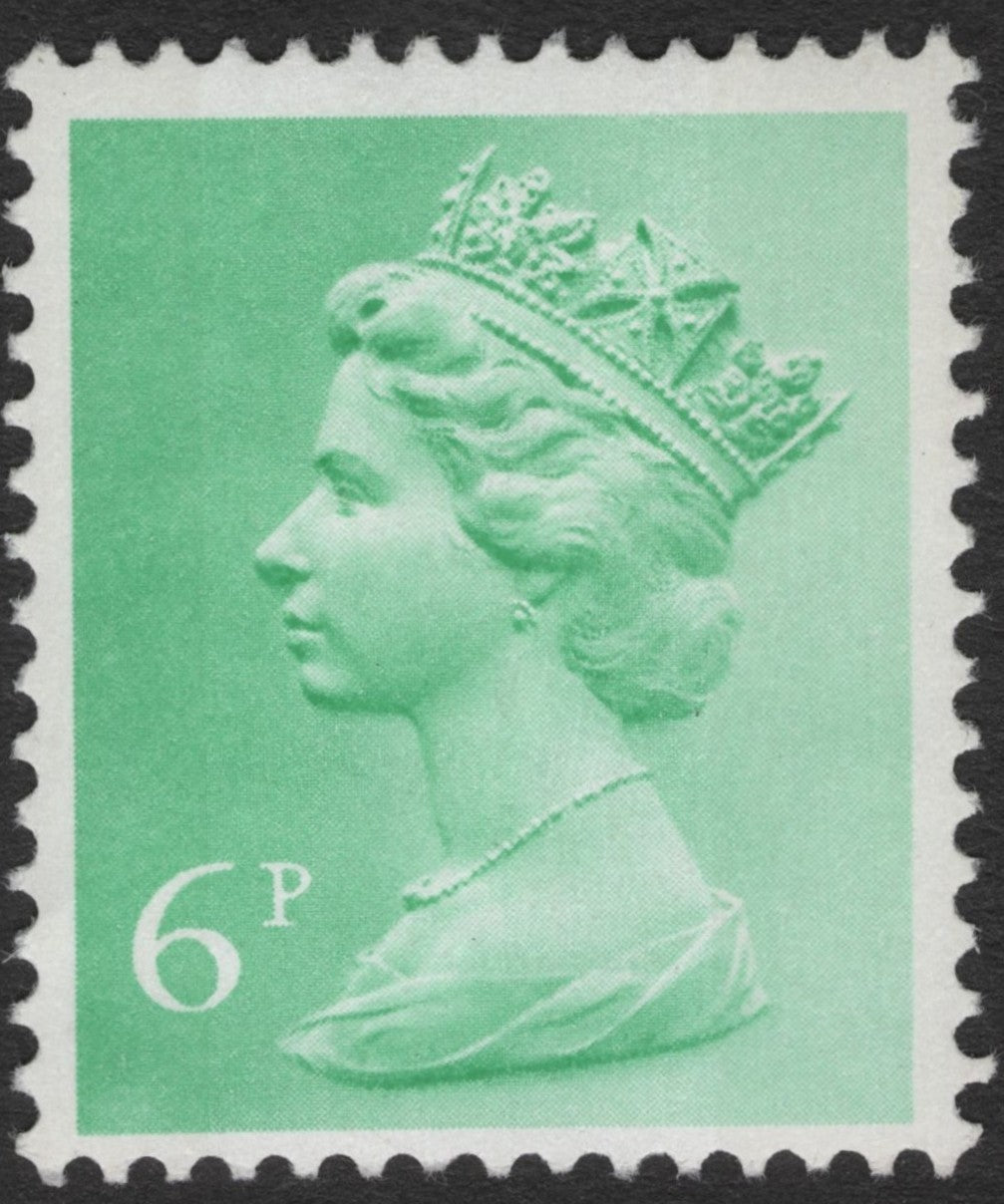 SCG11226 - United Kingdom – 6 Pence Green Machin Definitive (Queen Elizabeth II)