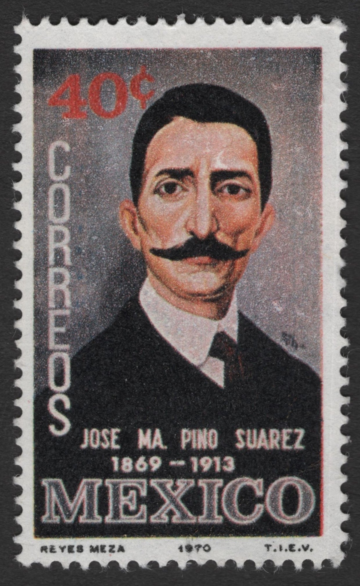 SCG11232 - José María Pino Suárez – Mexican Revolutionary Leader (40c) – Mexico