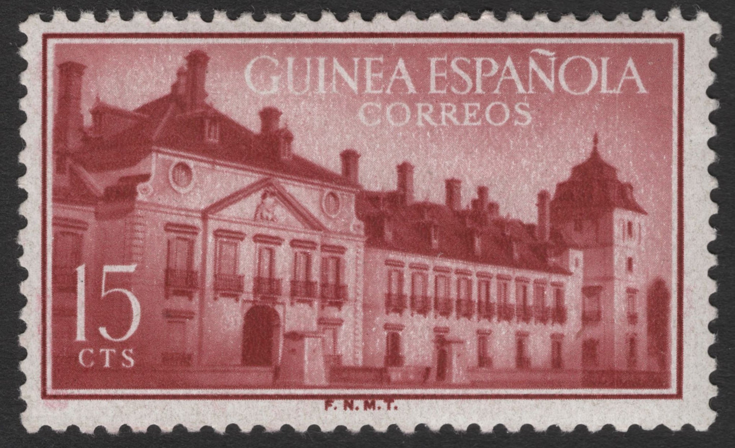 SCG11299 - Colonial Government Palace – 15 Céntimos Architectural Issue (Spanish Guinea)