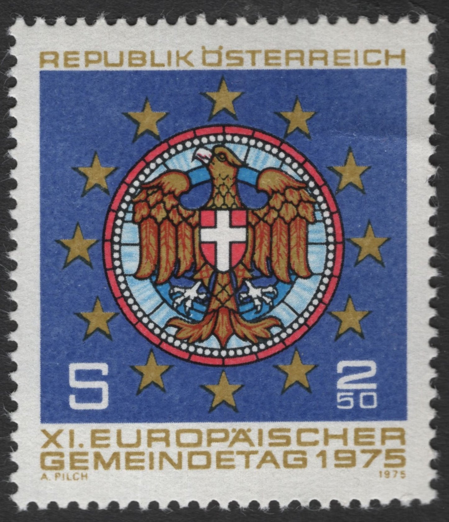 SCG12007 - Austria 1975 European Municipal Day Commemorative Stamp