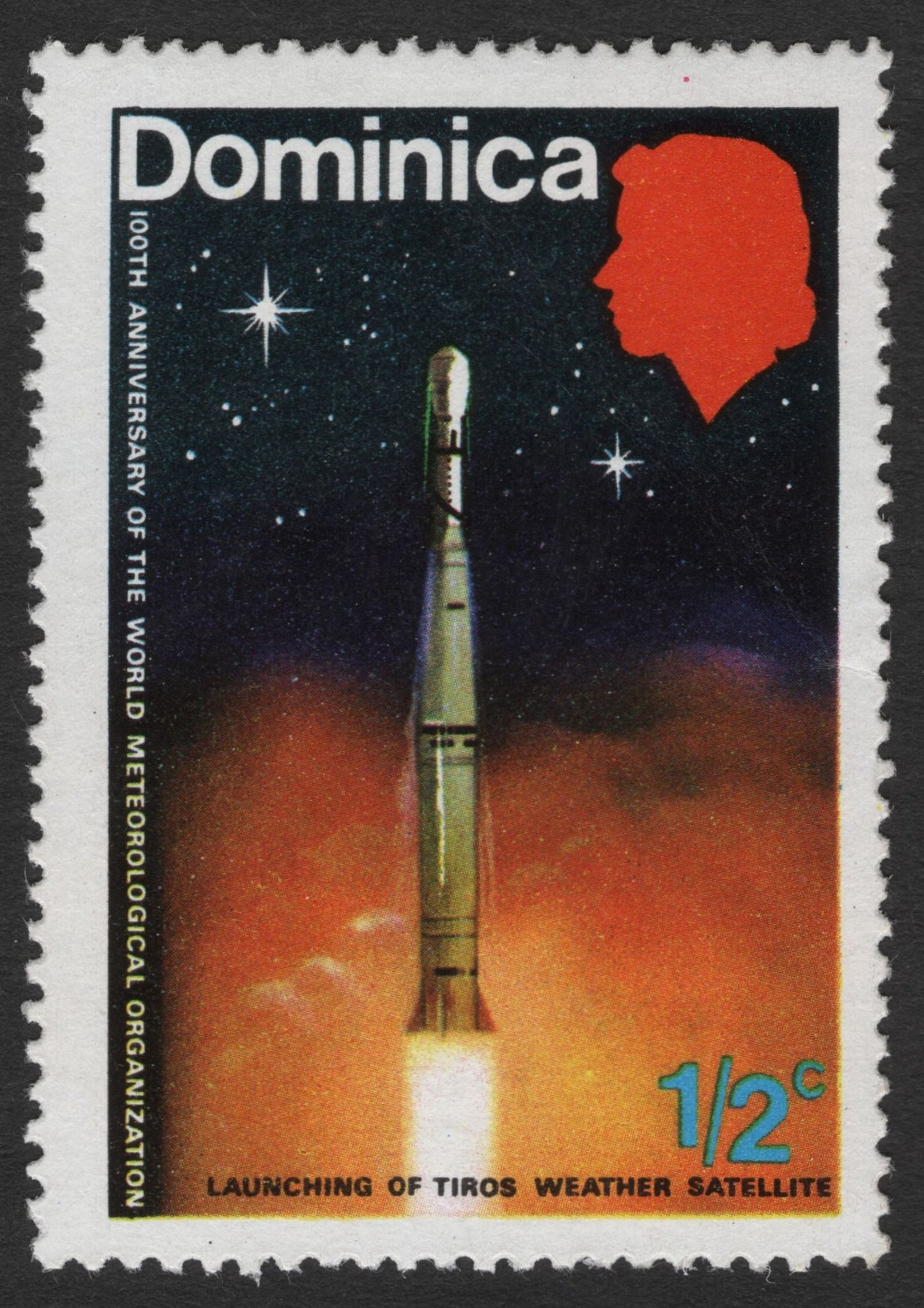 SCG12008 - Dominica – TIROS Weather Satellite Launch (World Meteorological Organization Anniversary)