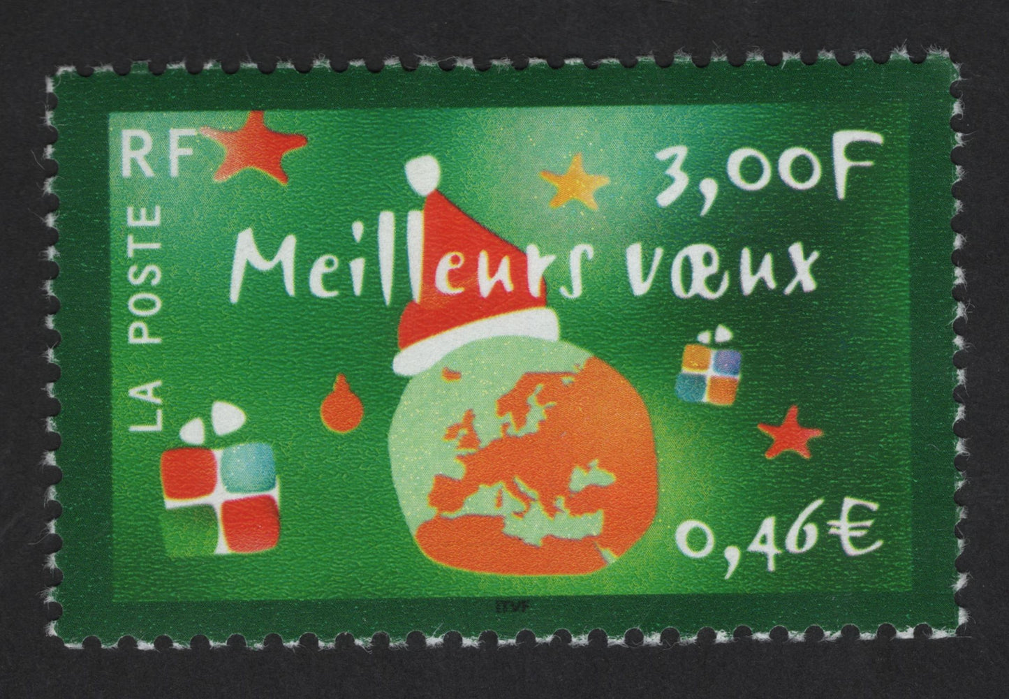 SCG13814 - France 0.46€ (3,00F) “Meilleurs Vœux – Europe” Greeting Stamp