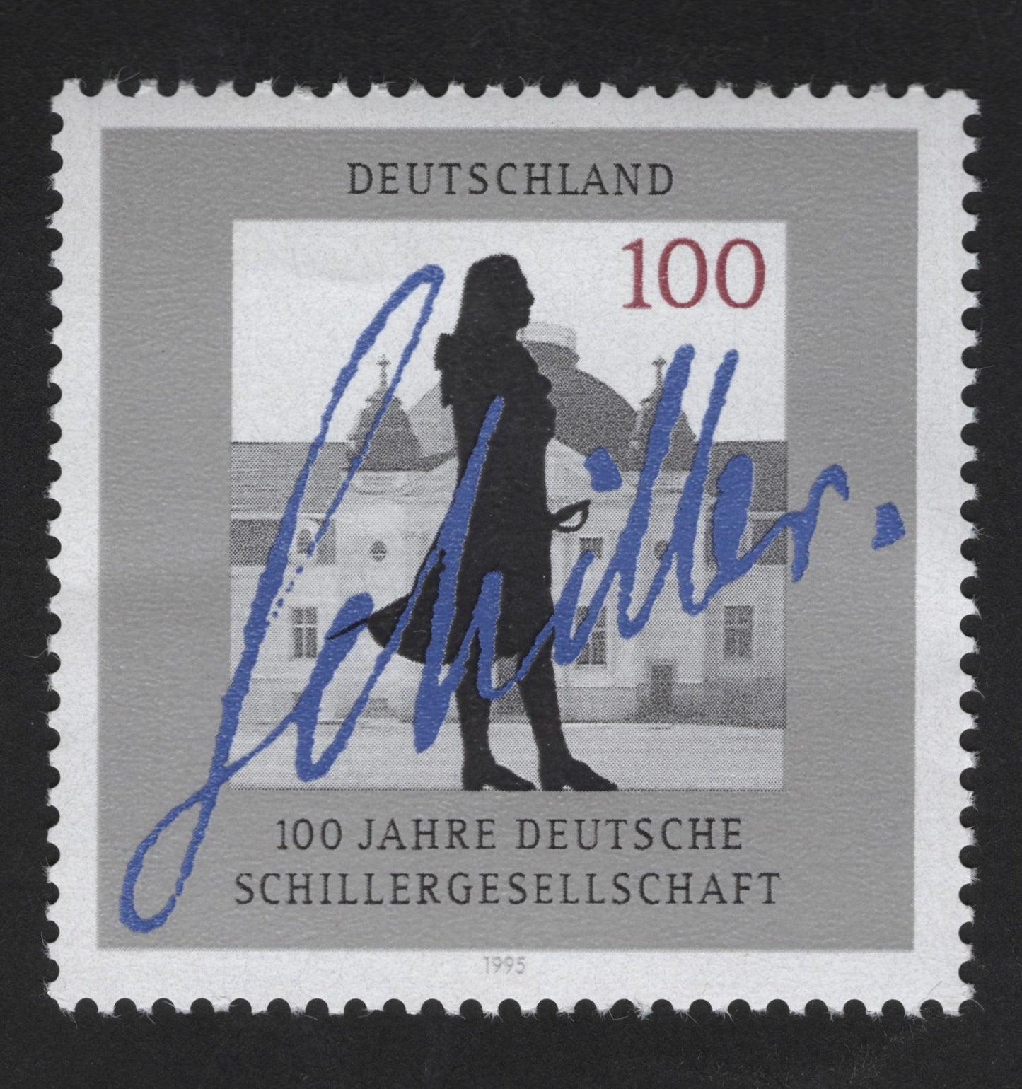 SCG13816 - Germany 1995 – 100 Years of German Schiller Society (100 Pfennig)