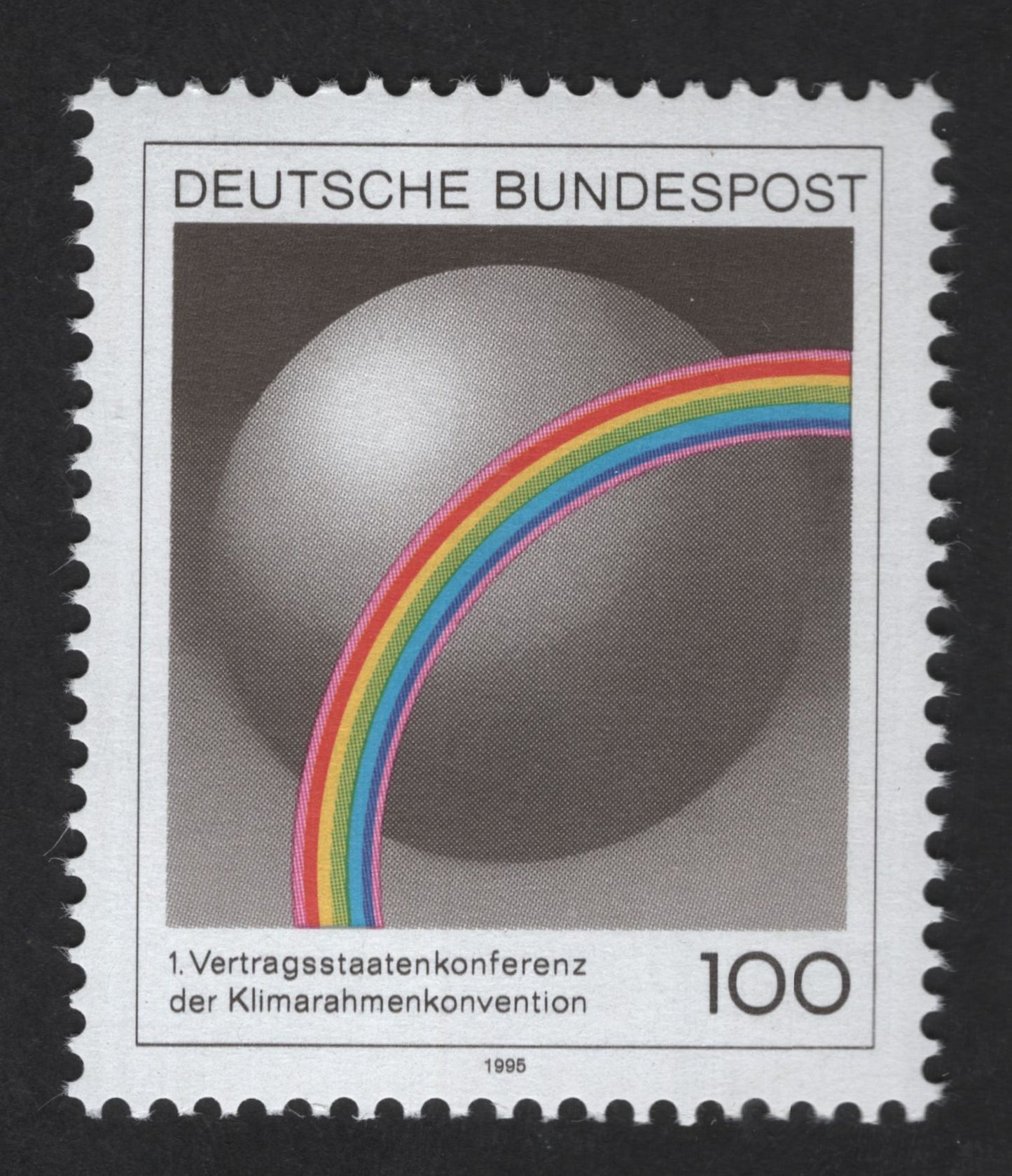 SCG13807 - Germany 1995 – UN Climate Convention Conference (Rainbow Globe) Stamp