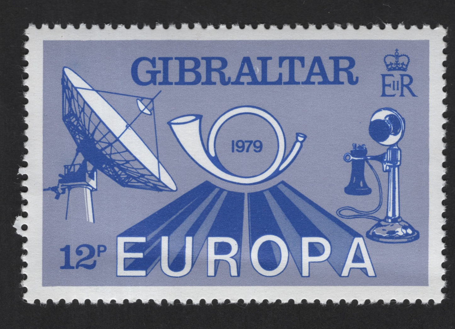 SCG13841 - Gibraltar 1979 EUROPA – Communications Theme (12p Stamp)