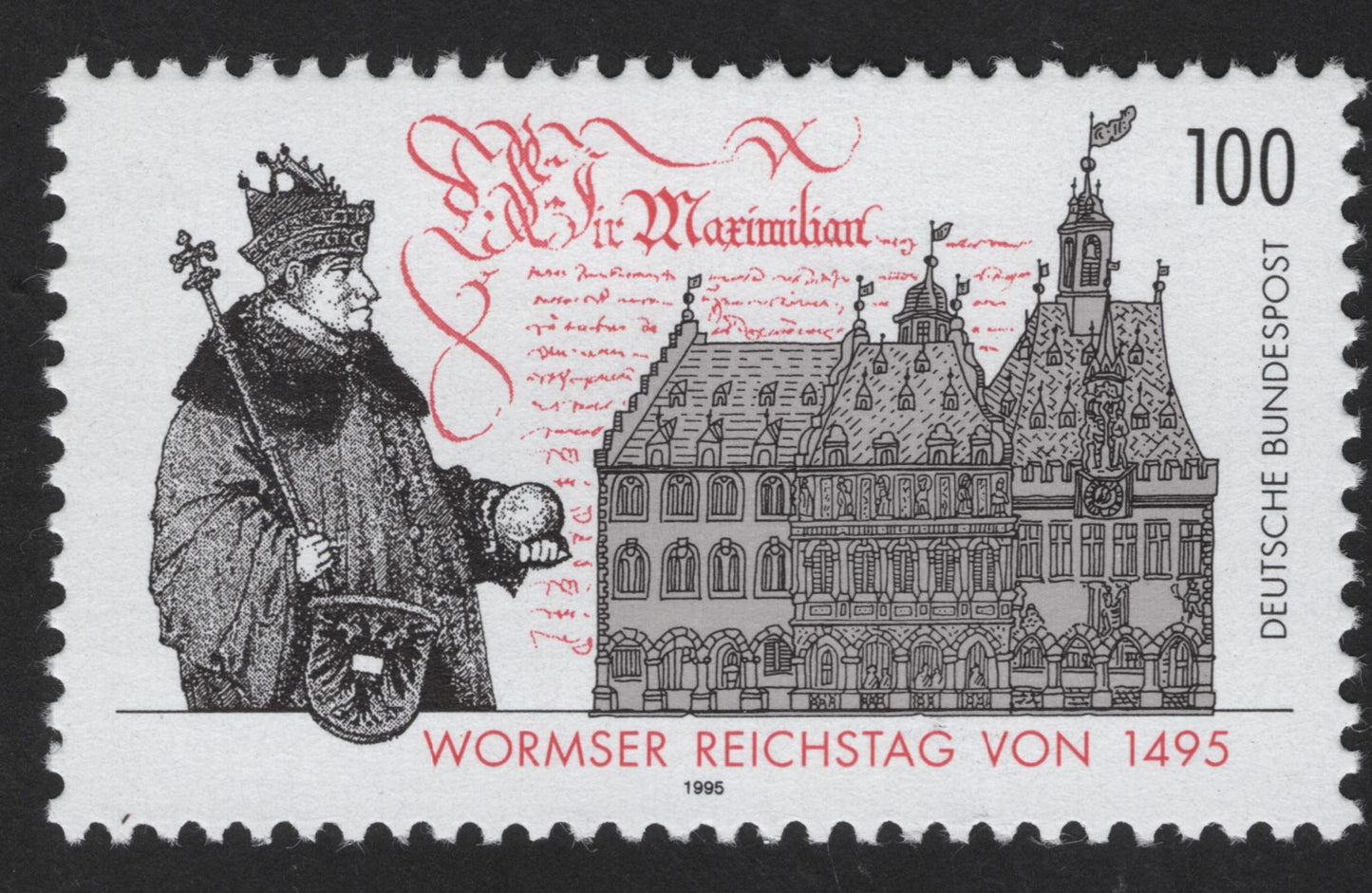 SCG13831 - Germany 1995 – 500th Anniversary of the Worms Reichstag (1495)