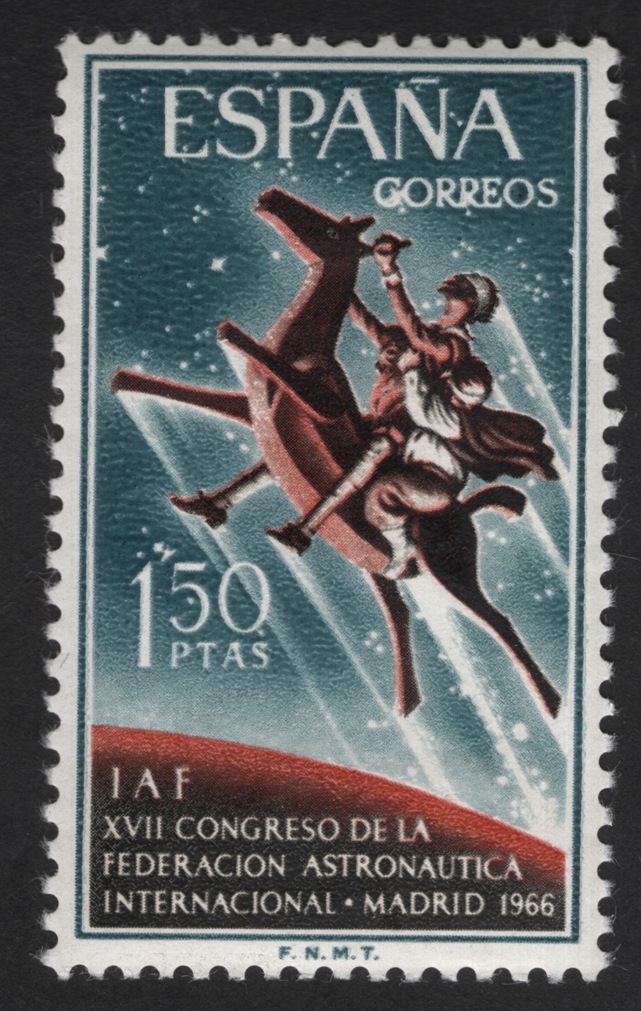 SCG13933 - Spain 1966 – IAF XVII International Astronautical Congress, Madrid (150 Ptas)