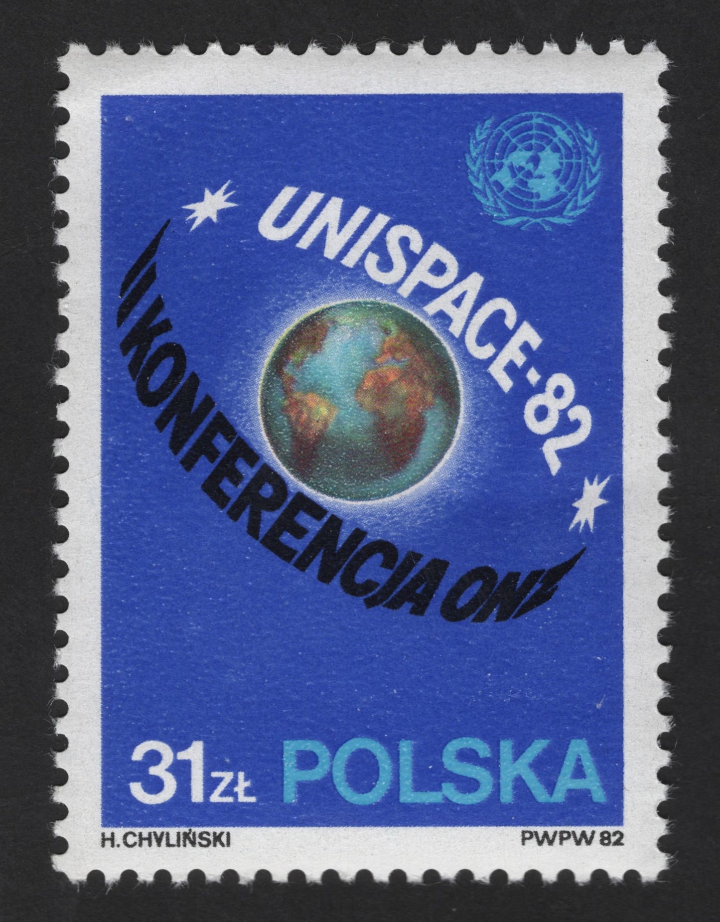 SCG13936 - Poland 1982 – UNISPACE ’82 Conference, Vienna (31 zł)