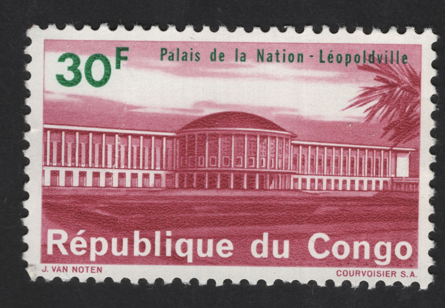 SCG13909 - Congo 30 Francs – Palais de la Nation, Léopoldville (Kinshasa)