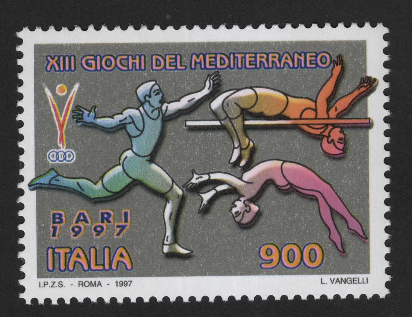 SCG13946 - Italy 1997 – XIII Mediterranean Games, Bari (Athletics) – 900 Lire