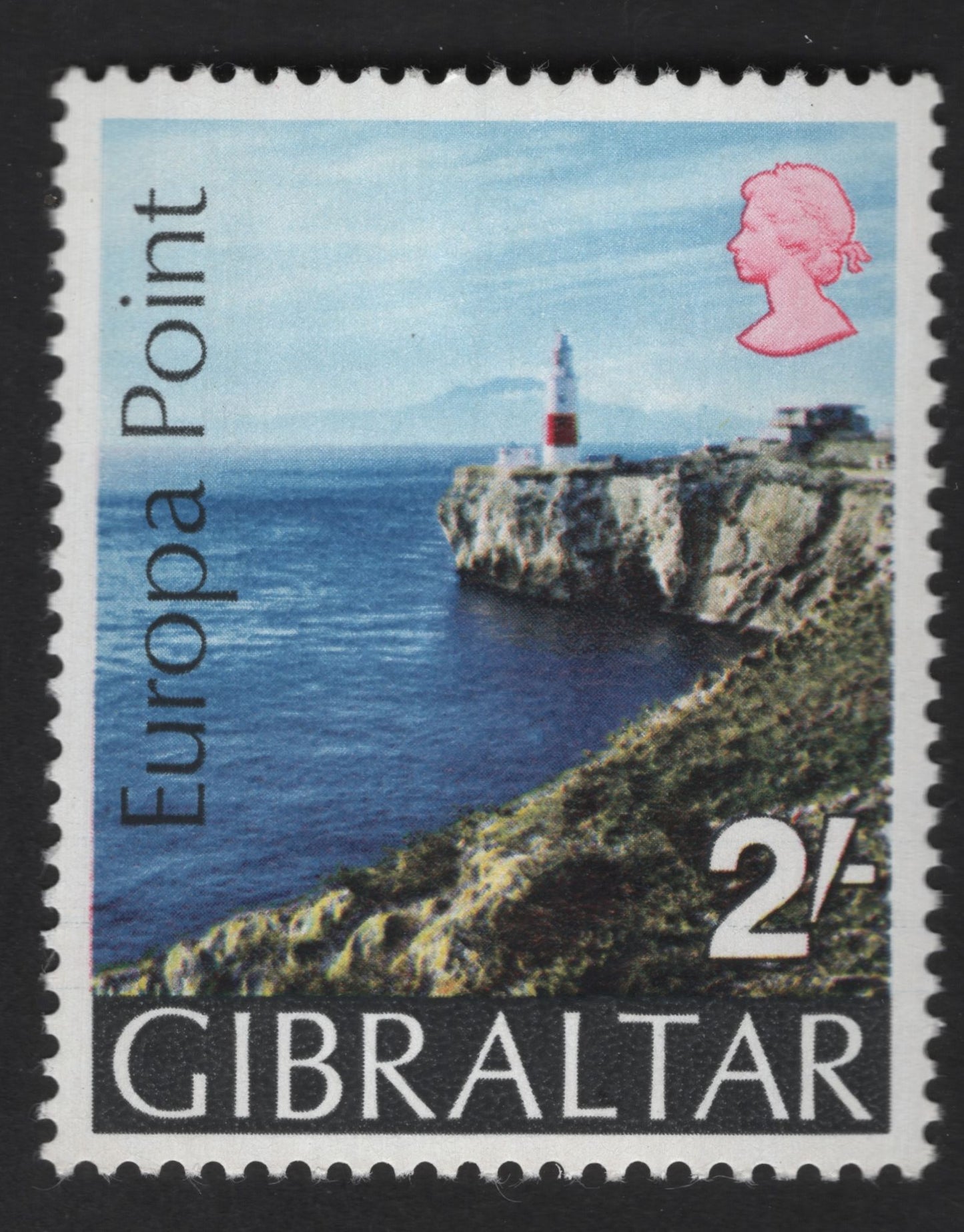 SCG14012 - Gibraltar 2p Europa Point Lighthouse Stamp