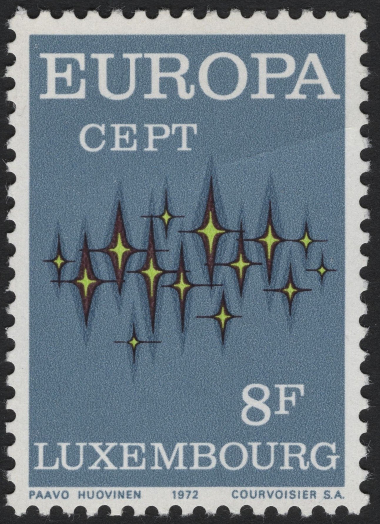 SCG7207 - Luxembourg 1972 – Europa CEPT “Linked Stars” (8 Francs)