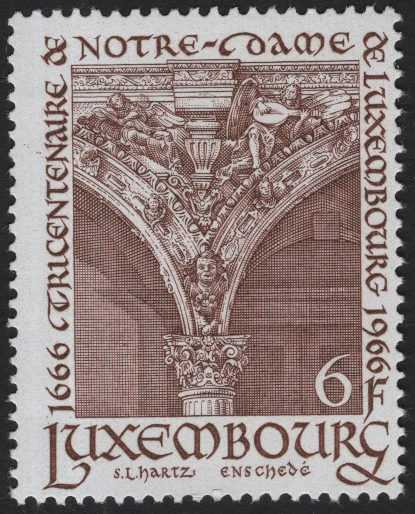 SCG7199 - 300th Anniversary of Notre-Dame Cathedral, Luxembourg (1966)