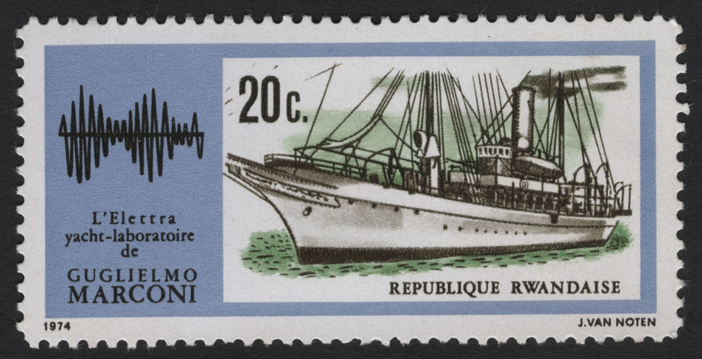 SCG7233 - Rwanda 1974 – Guglielmo Marconi’s Yacht Elettra