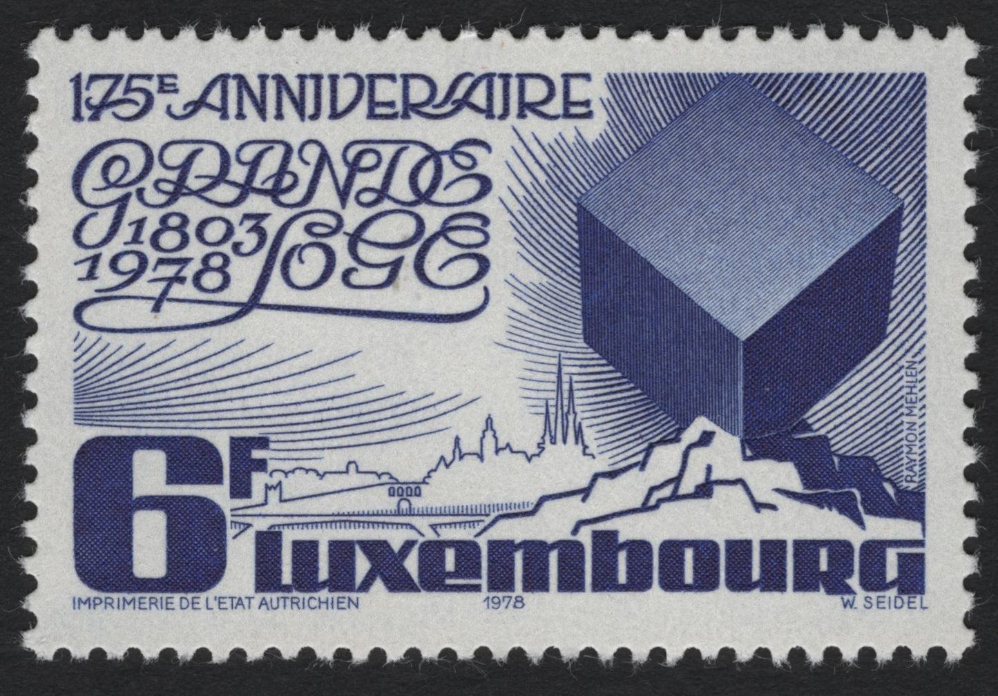SCG7237 - Luxembourg 1978 – 175th Anniversary of the Grand Lodge