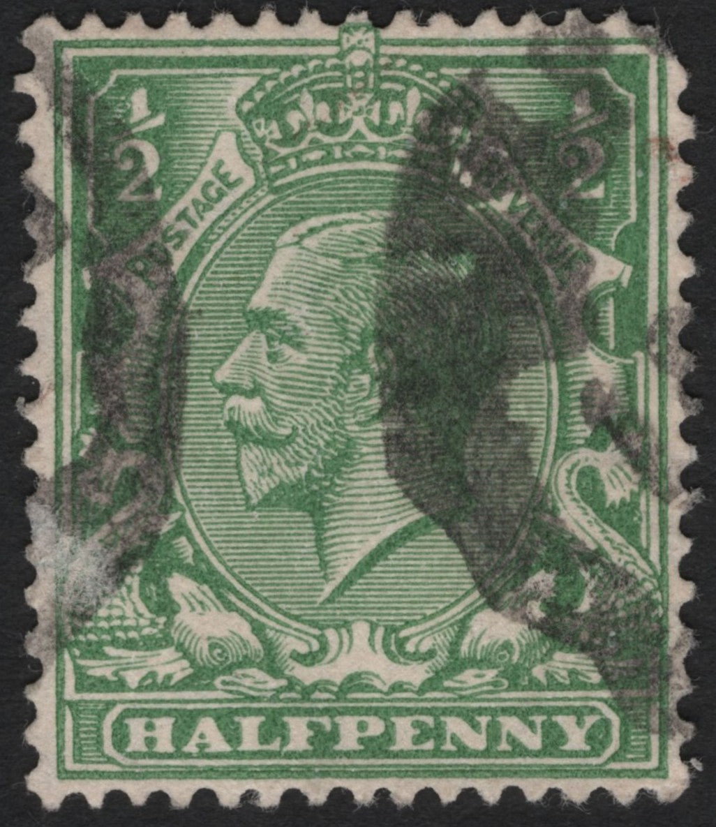 SCG7429 - Great Britain ½d Green (King George V Definitive, 1912–1924)
