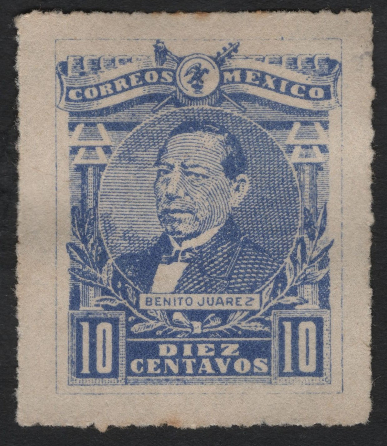 SCG7403 - Mexico 10 Centavos “Benito Juárez” (c. 1915–1917)