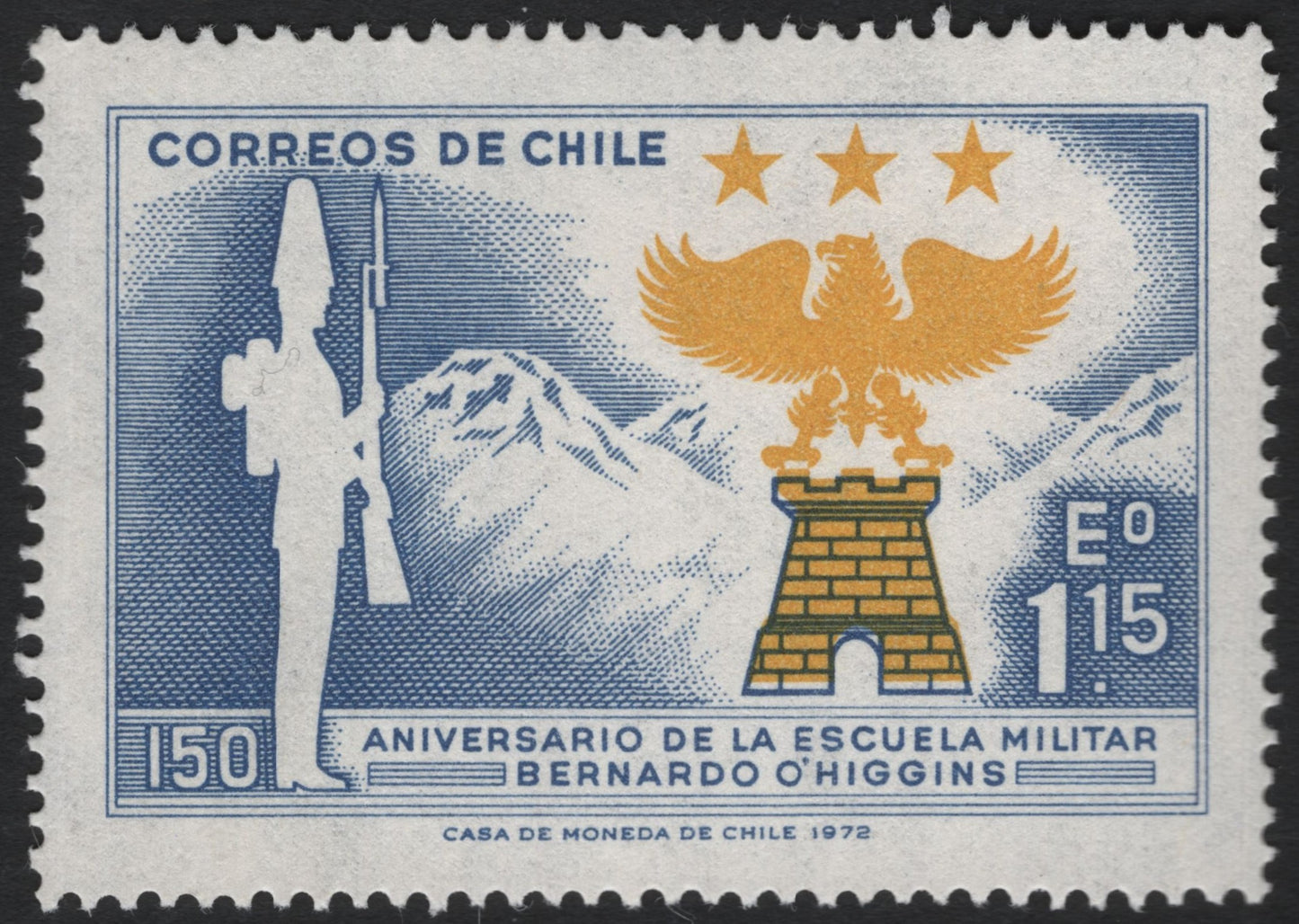 SCG6422 - Chile 1972 – 150th Anniversary of the Bernardo O’Higgins Military School