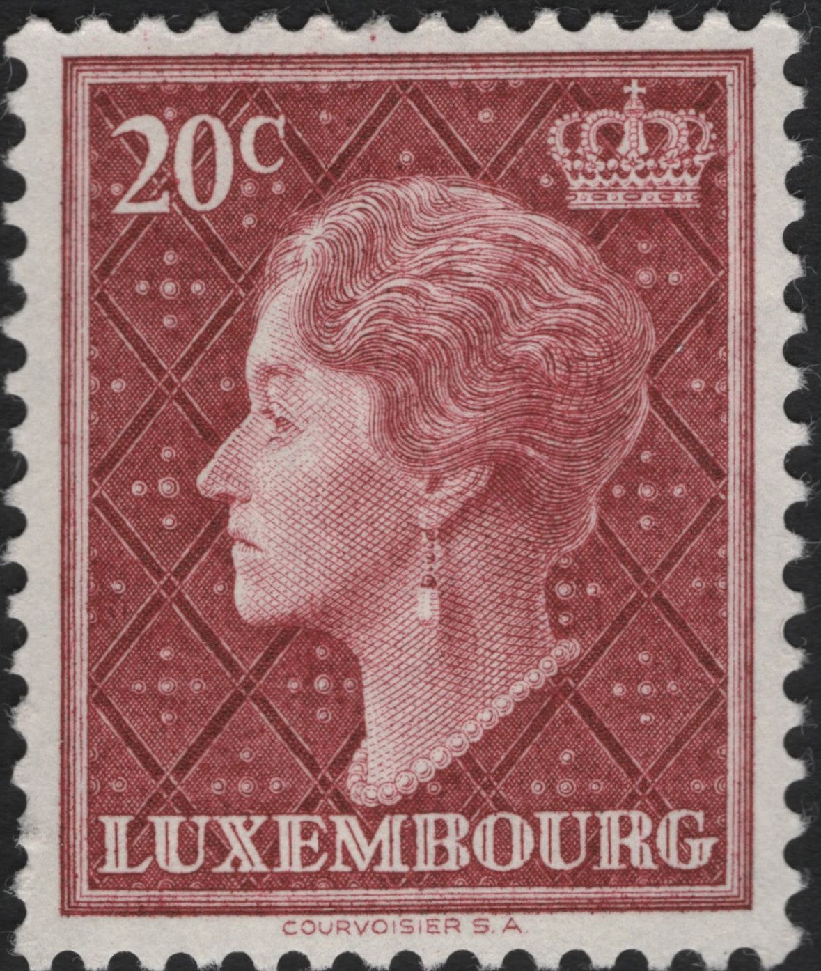 SCG10917 - Luxembourg 20 Centimes – Grand Duchess Charlotte Definitive