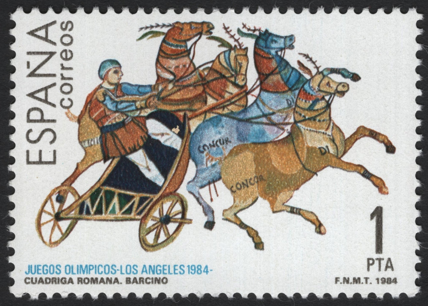 SCG6836 - Spain 1984 – Roman Chariot for the Los Angeles Olympic Games