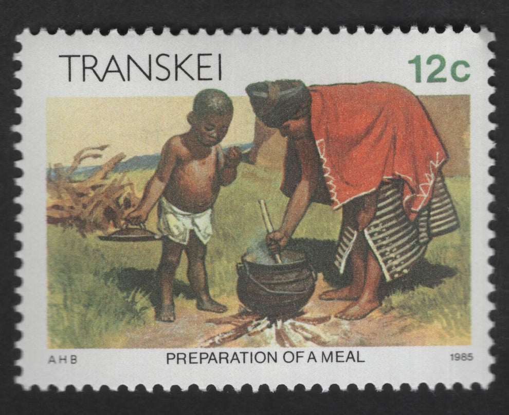 SCG12901 - Transkei 1985 – Preparation of a Meal (Traditional Life) 12 ...