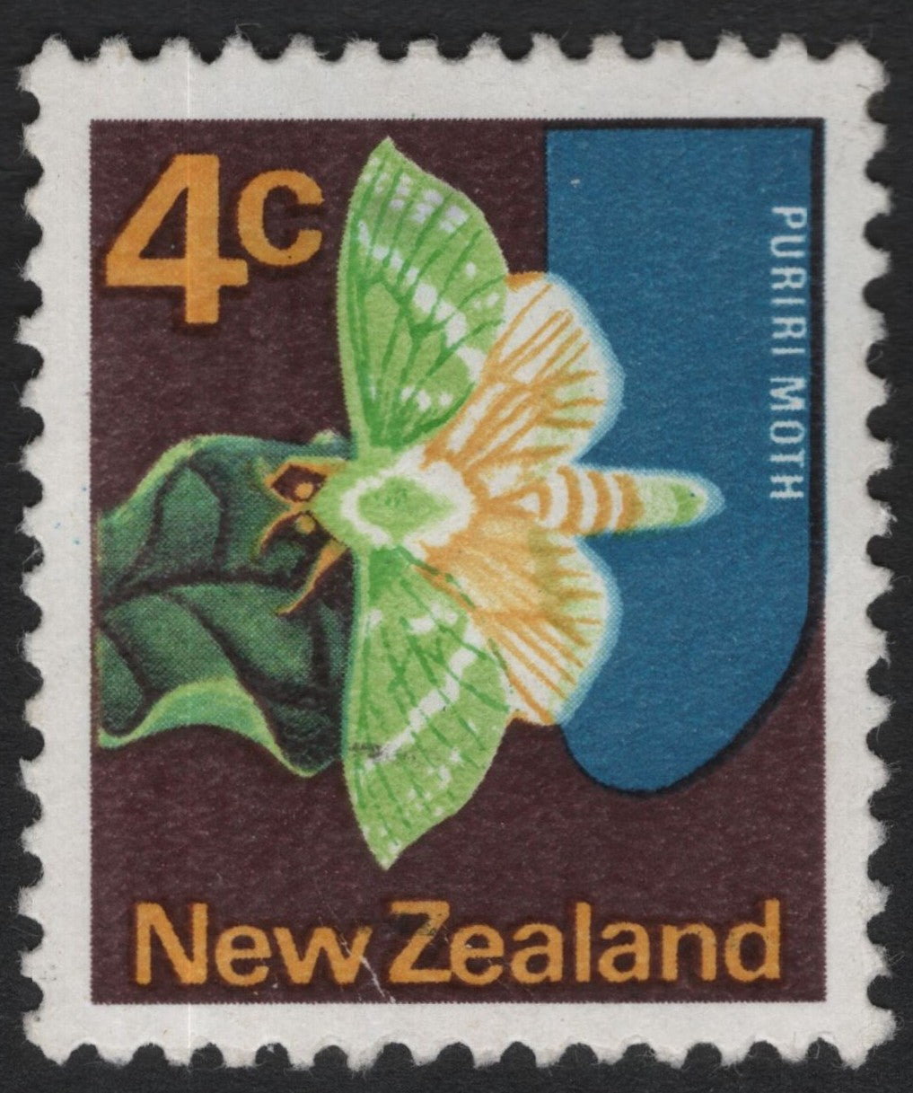 SCG6428 - New Zealand 4c “Puriri Moth” (circa 1970s)