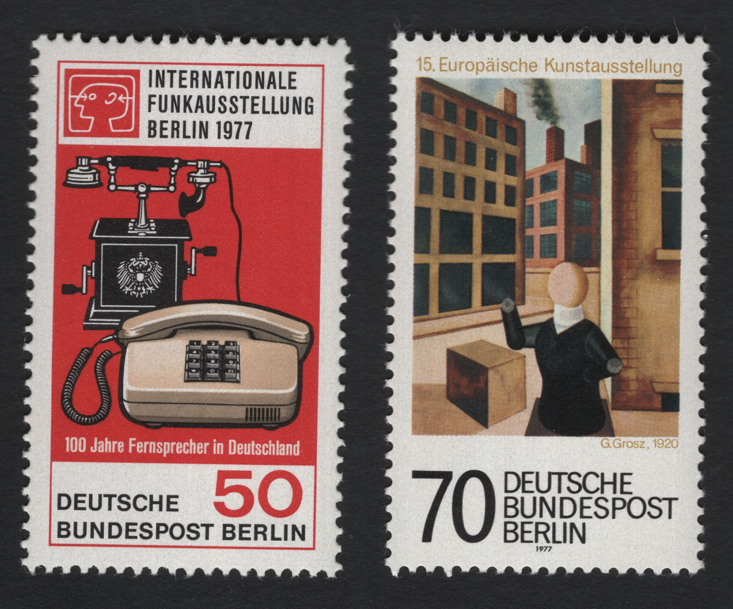 SCG10044 - Germany (Berlin) 1977 – International Radio Exhibition & European Art Exhibition Commemoratives