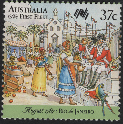 SCG10038 - Australia 1987 – The First Fleet: Rio de Janeiro Stopover (37c Set of 4)