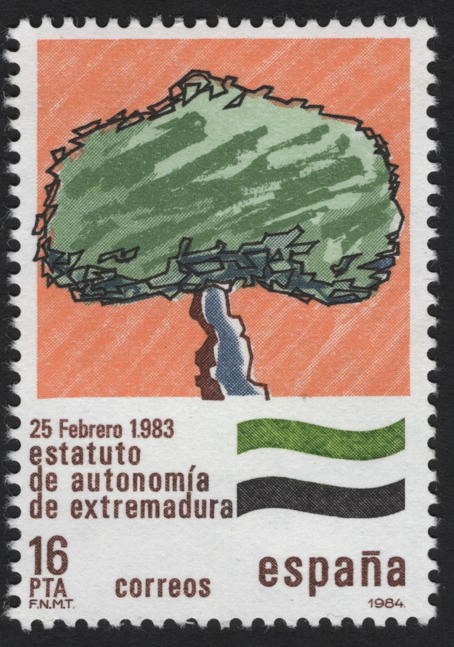 SCG6824 - Spain 1984 – Statute of Autonomy of Extremadura