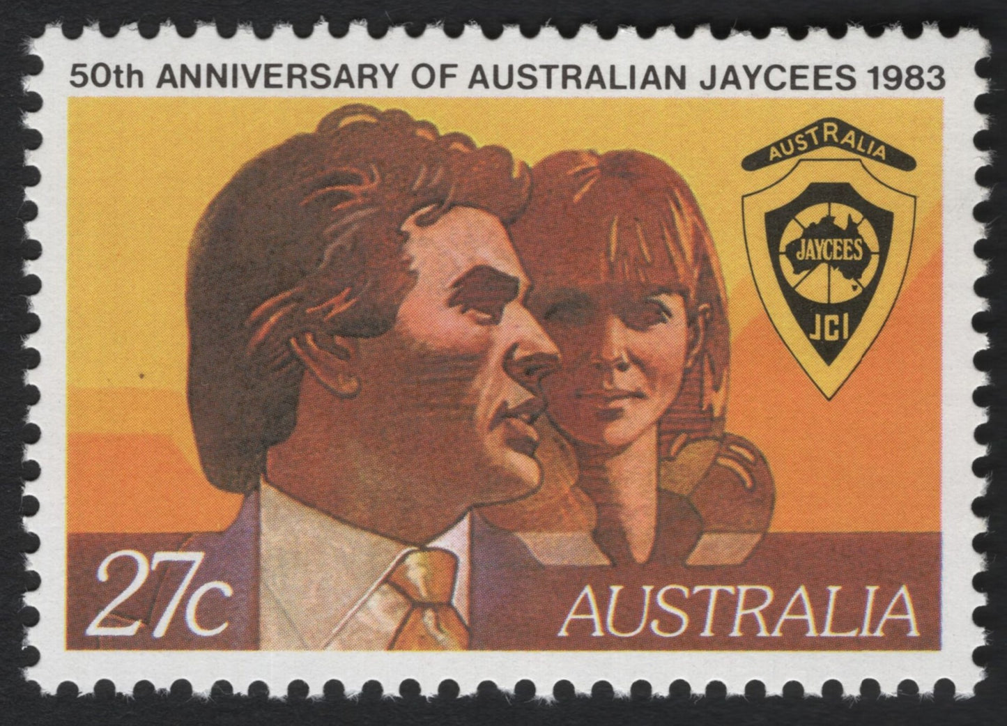 SCG6841 - Australia, 1983 “50th Anniversary of Australian Jaycees” (27c)