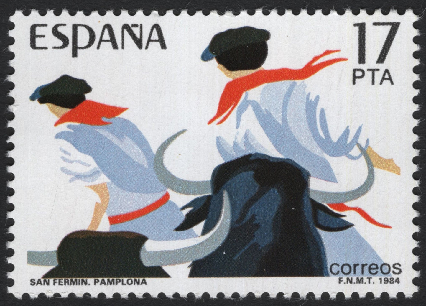 SCG6844 - Spain 1984 – San Fermín, Pamplona (17 PTA)
