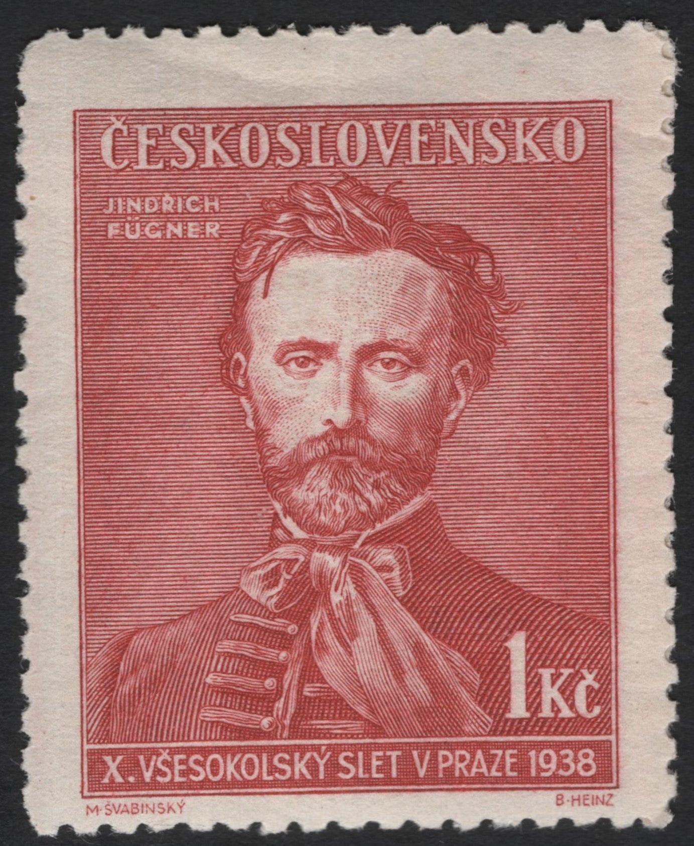 SCG6434 - Czechoslovakia 1938 – Jindřich Fügner, Xth All-Sokol Rally, Prague