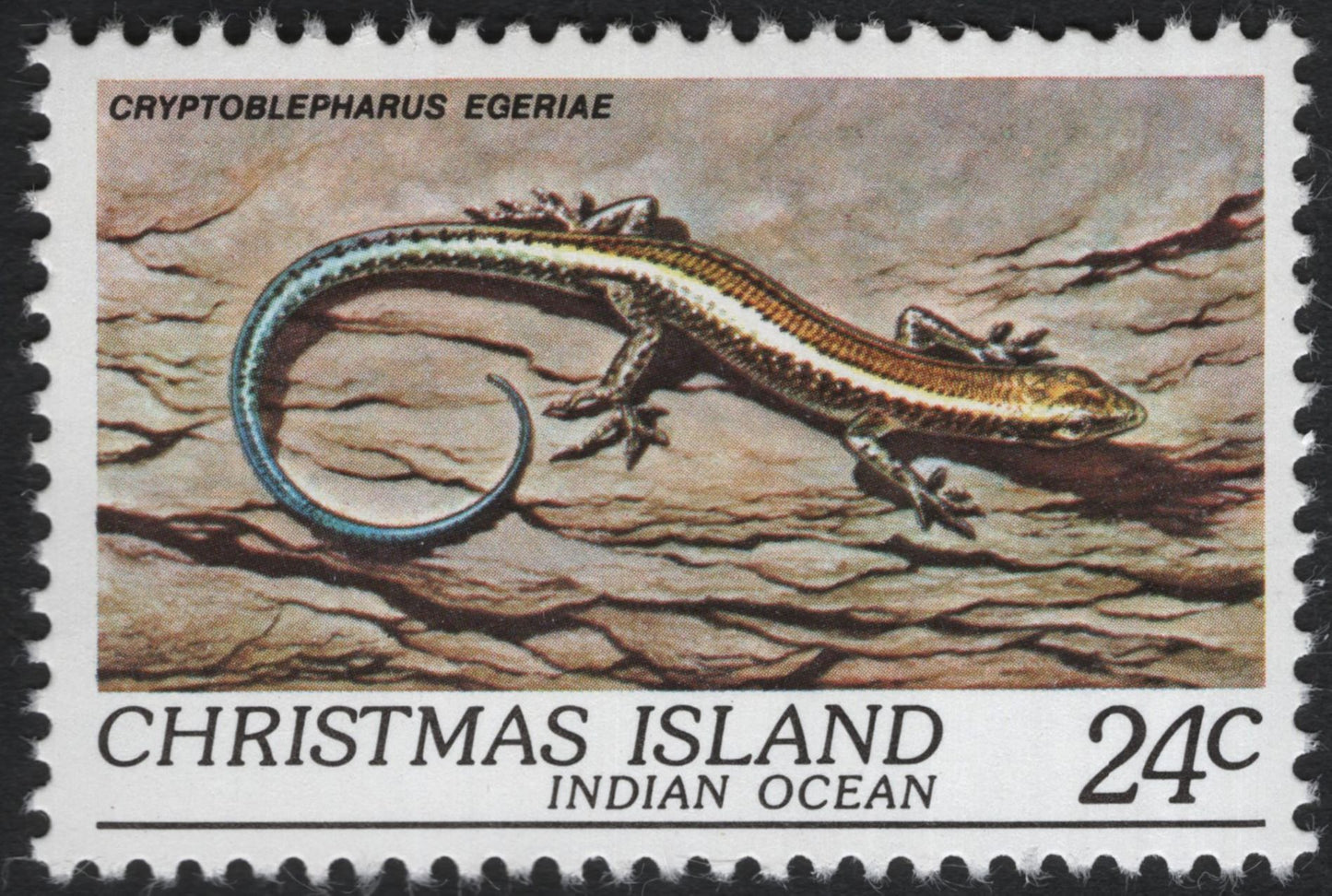 SCG10041 - Christmas Island – Lizards & Geckos Definitive Set (24c–60c)