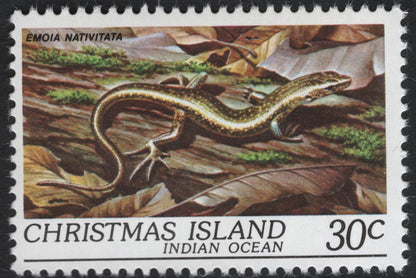 SCG10041 - Christmas Island – Lizards & Geckos Definitive Set (24c–60c)