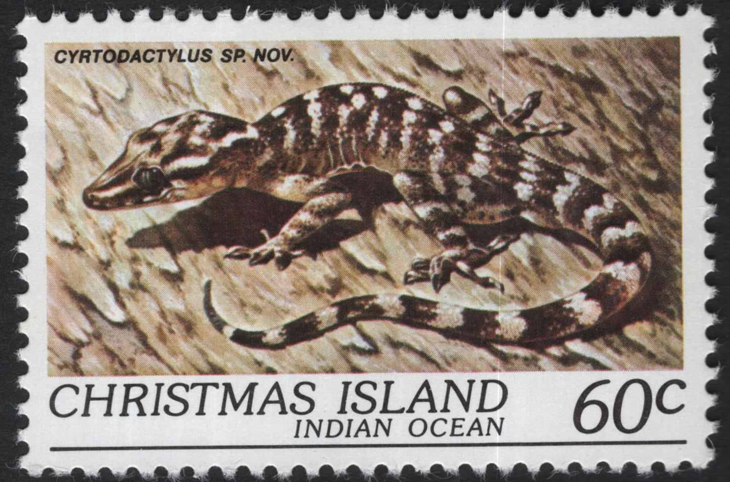 SCG10041 - Christmas Island – Lizards & Geckos Definitive Set (24c–60c)